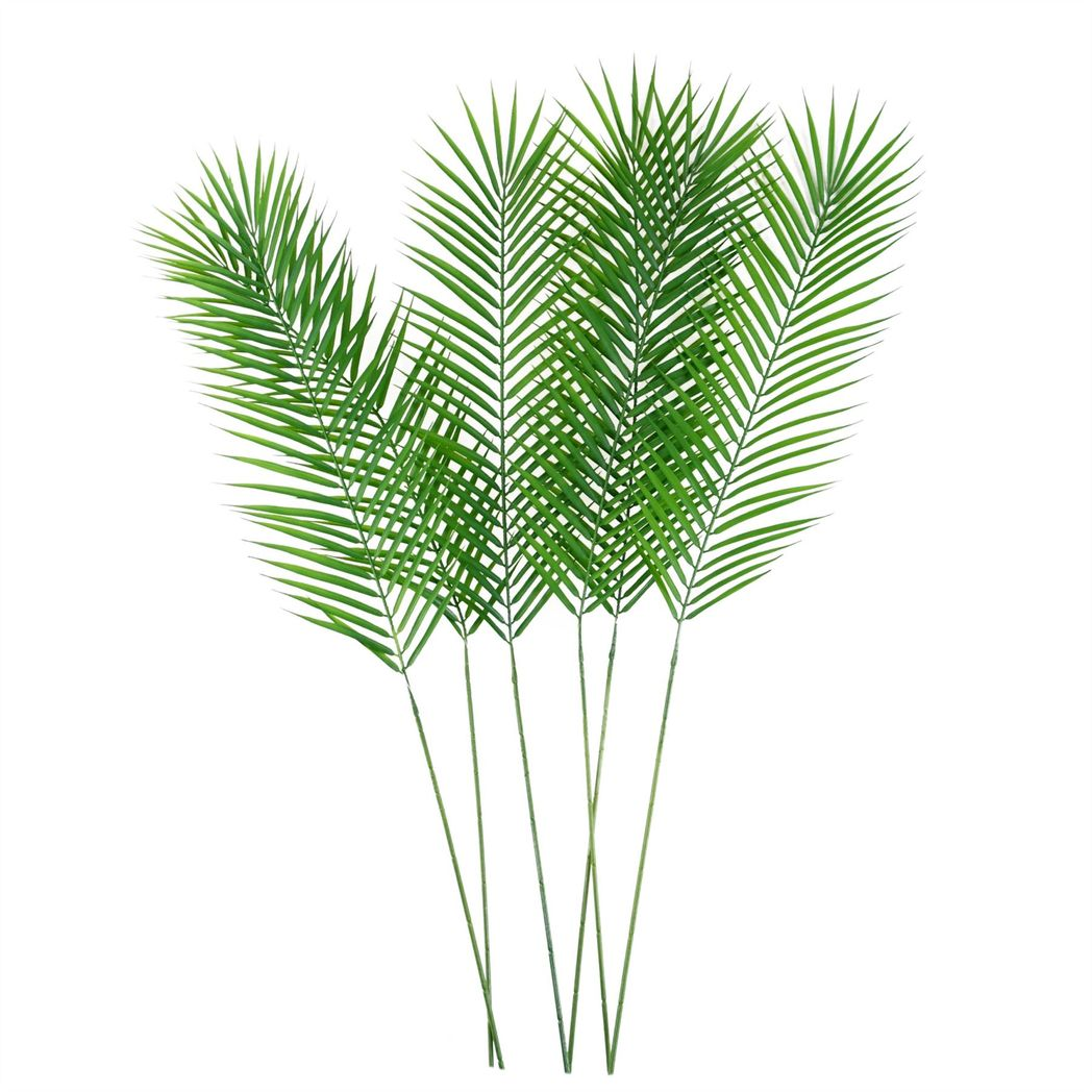 100cm Lifelike Palm Leaf - Shapeable Stem for Stunning Floral Arrangements!