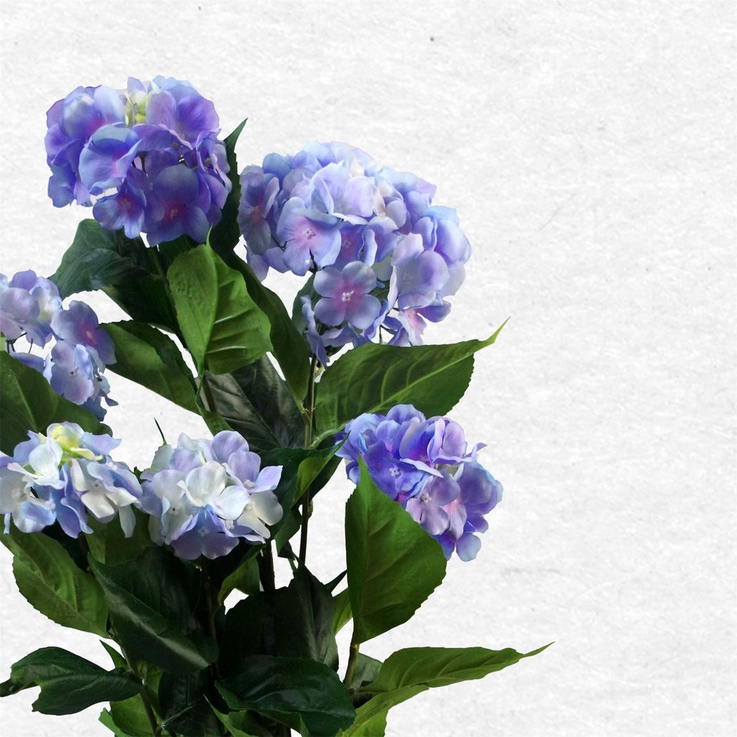 Stunning Blue Artificial Hydrangea Plant - Perfect Indoor Decor!