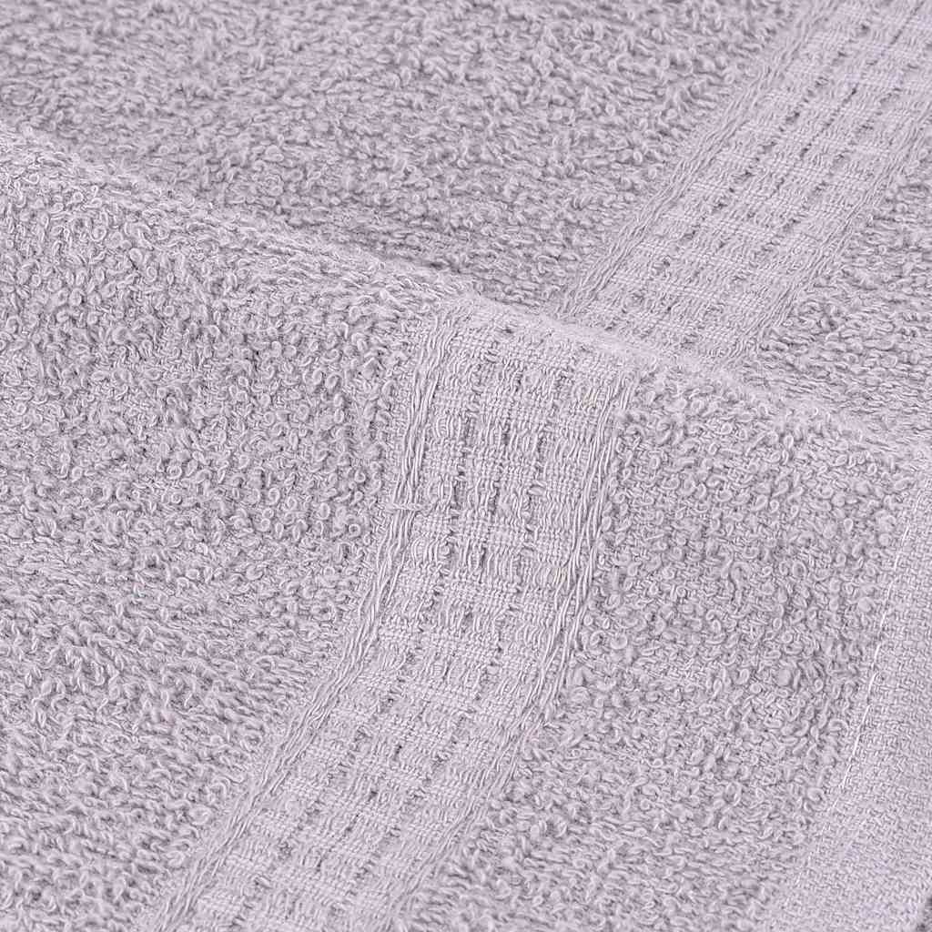 12 Piece Towel Set "FROGN" Grey 100% Cotton