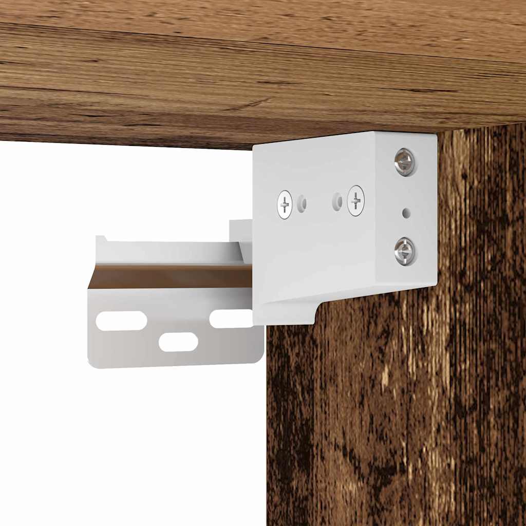 Bedside Cabinet Old Wood 35 x 35 x 20 cm Engineered Wood