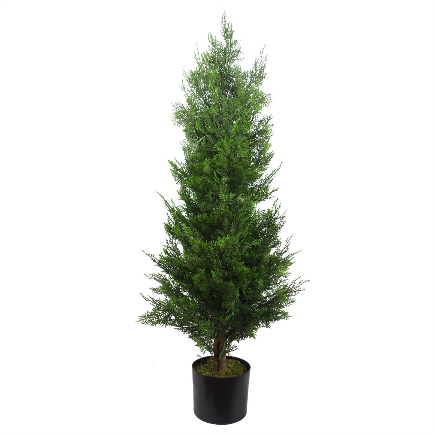 Deluxe 120cm Realistic Artificial Cypress Topiary - Perfect for Indoor & Outdoor Decor!