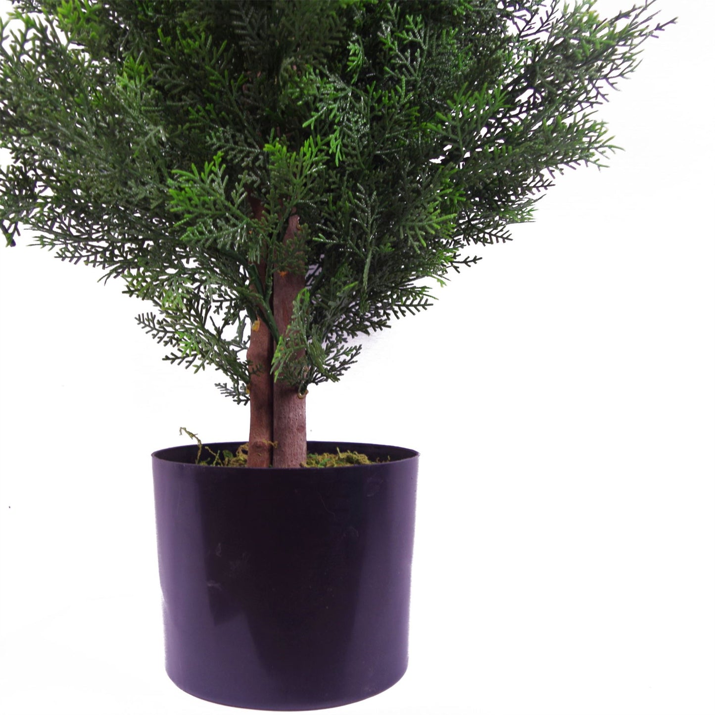 Deluxe 120cm Realistic Artificial Cypress Topiary - Perfect for Indoor & Outdoor Decor!