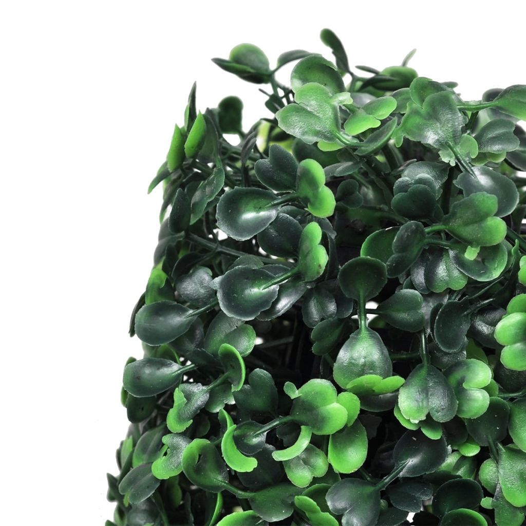 Charming Set of 3 Artificial Boxwood Topiary - Perfect Indoor & Outdoor Decor!