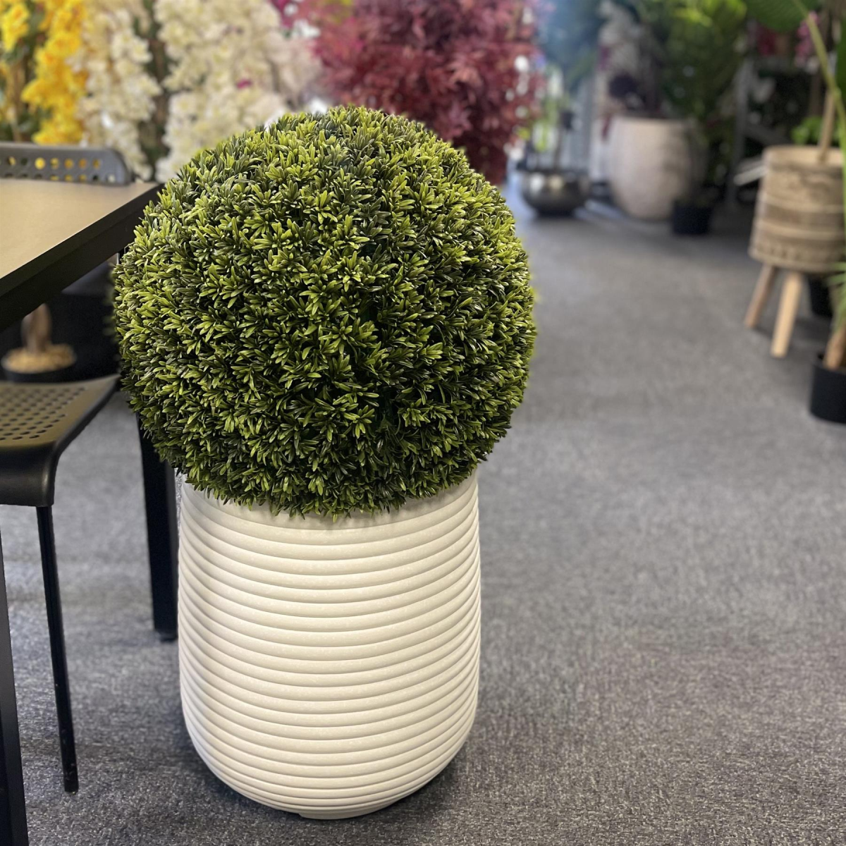Stylish 45cm Artificial Thyme Topiary Ball - Perfect for Home Decor!