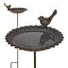 Cast Iron Bird Bath/Drink Tray Brown