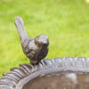 Cast Iron Bird Bath/Drink Tray Brown