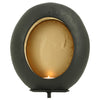 Lesli Living Oval Candle Holder Egg on Stand 21x9x32.5 cm