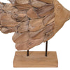 Fish Sculpture Teak 40x12x57 cm