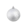 100 Piece Christmas Ball Set 3/4/6 cm Silver