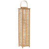 Hanging Candle Lantern Holder Bamboo Natural