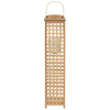 Hanging Candle Lantern Holder Bamboo Natural