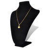 Flannel Jewelry Holder Necklace Bust Black 23 x 11.5 x 30 cm 2 pcs