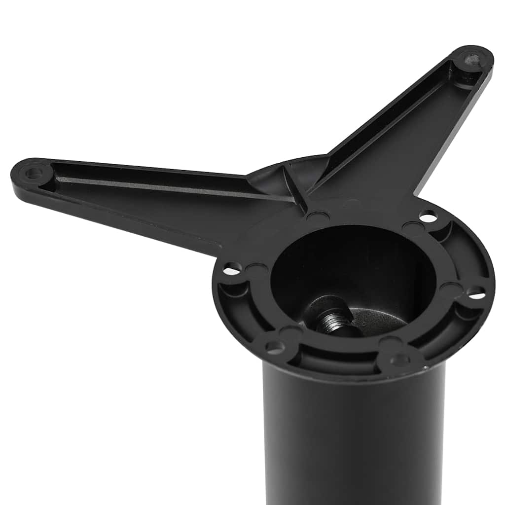 4 Height Adjustable Table Legs Black 710 mm