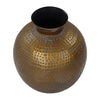 HSM Collection Vase Padua Large 40x45 cm Gold and Grey