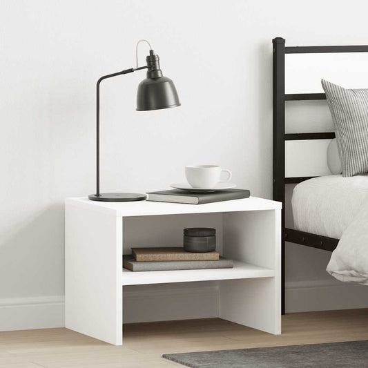 Bedside Cabinet White 40x30x30 cm Engineered Wood