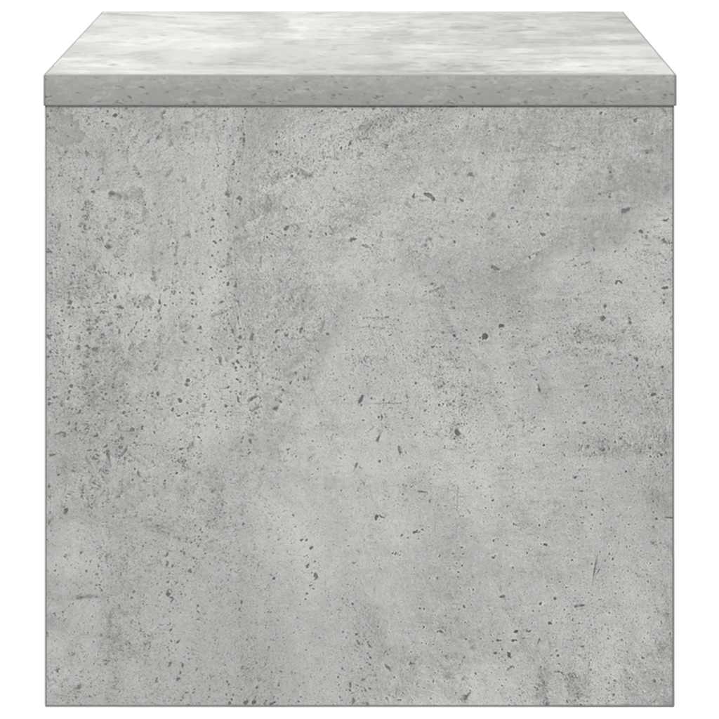 Bedside Cabinet Concrete Grey 40x30x30 cm Engineered Wood
