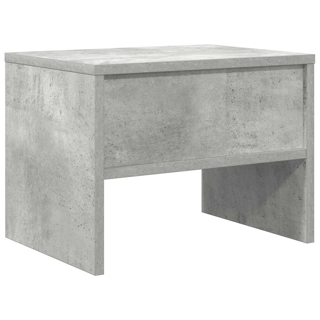 Bedside Cabinet Concrete Grey 40x30x30 cm Engineered Wood