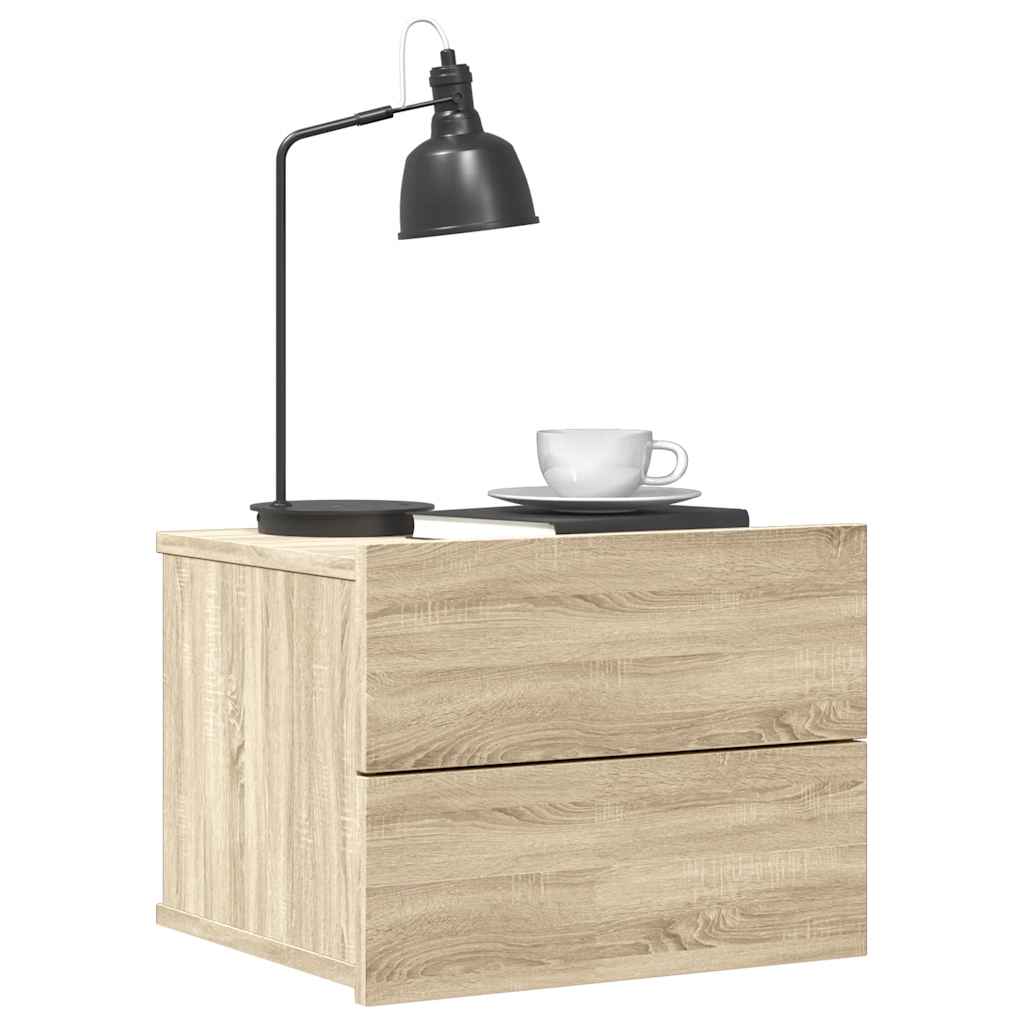 Bedside Cabinet Sonoma Oak 40x30x30 cm Engineered Wood