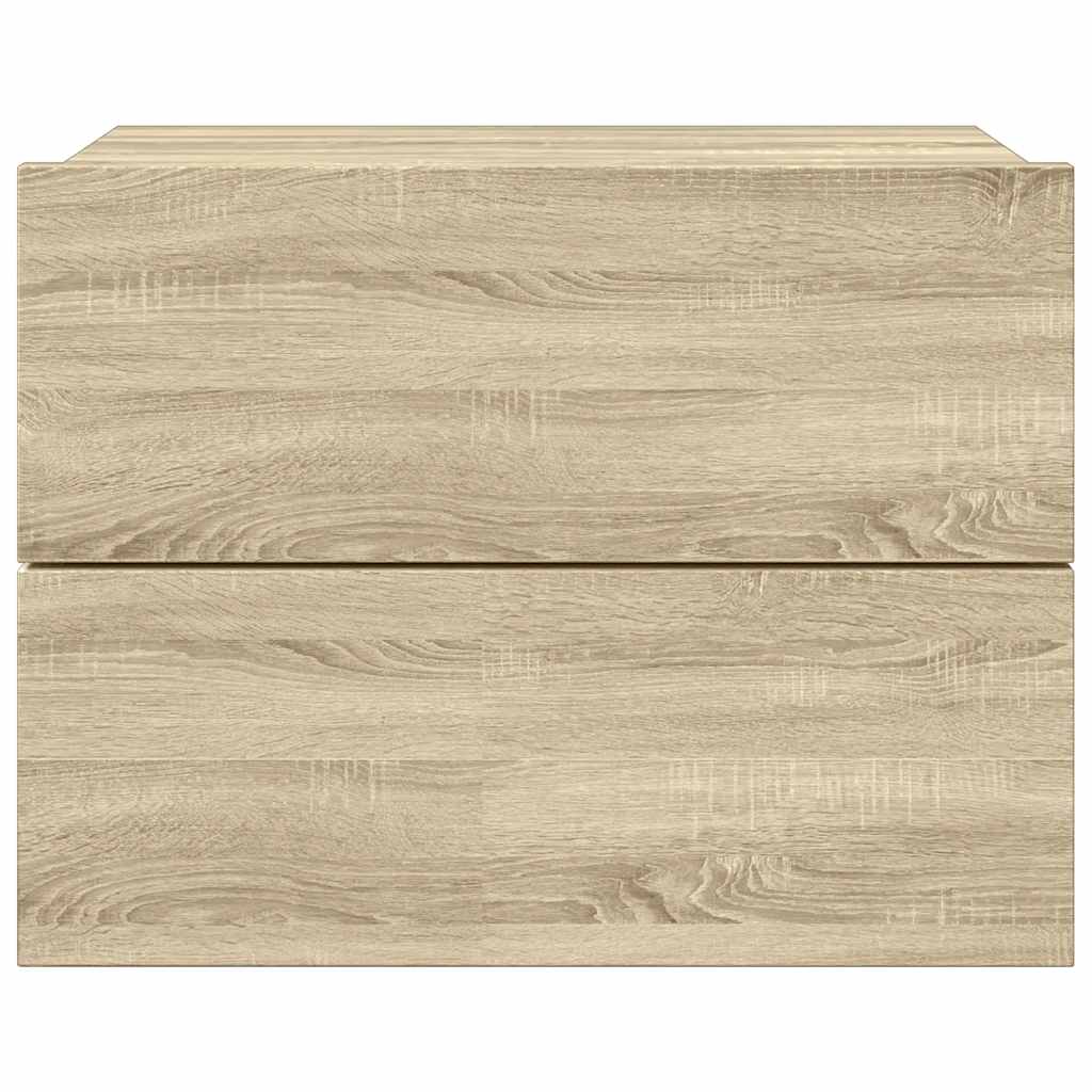Bedside Cabinet Sonoma Oak 40x30x30 cm Engineered Wood