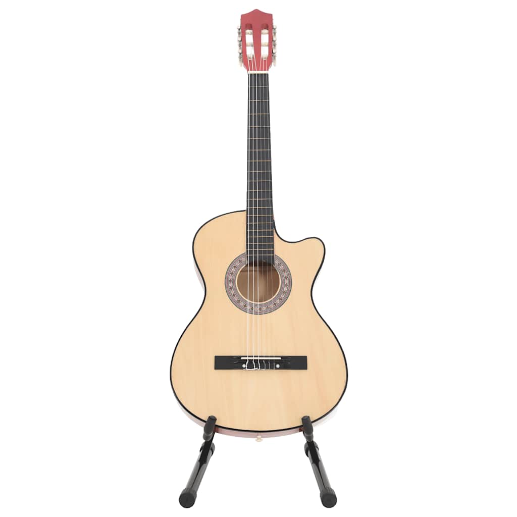 12 Piece Western Acoustic Cutaway Guitar Set with 6 Strings 38