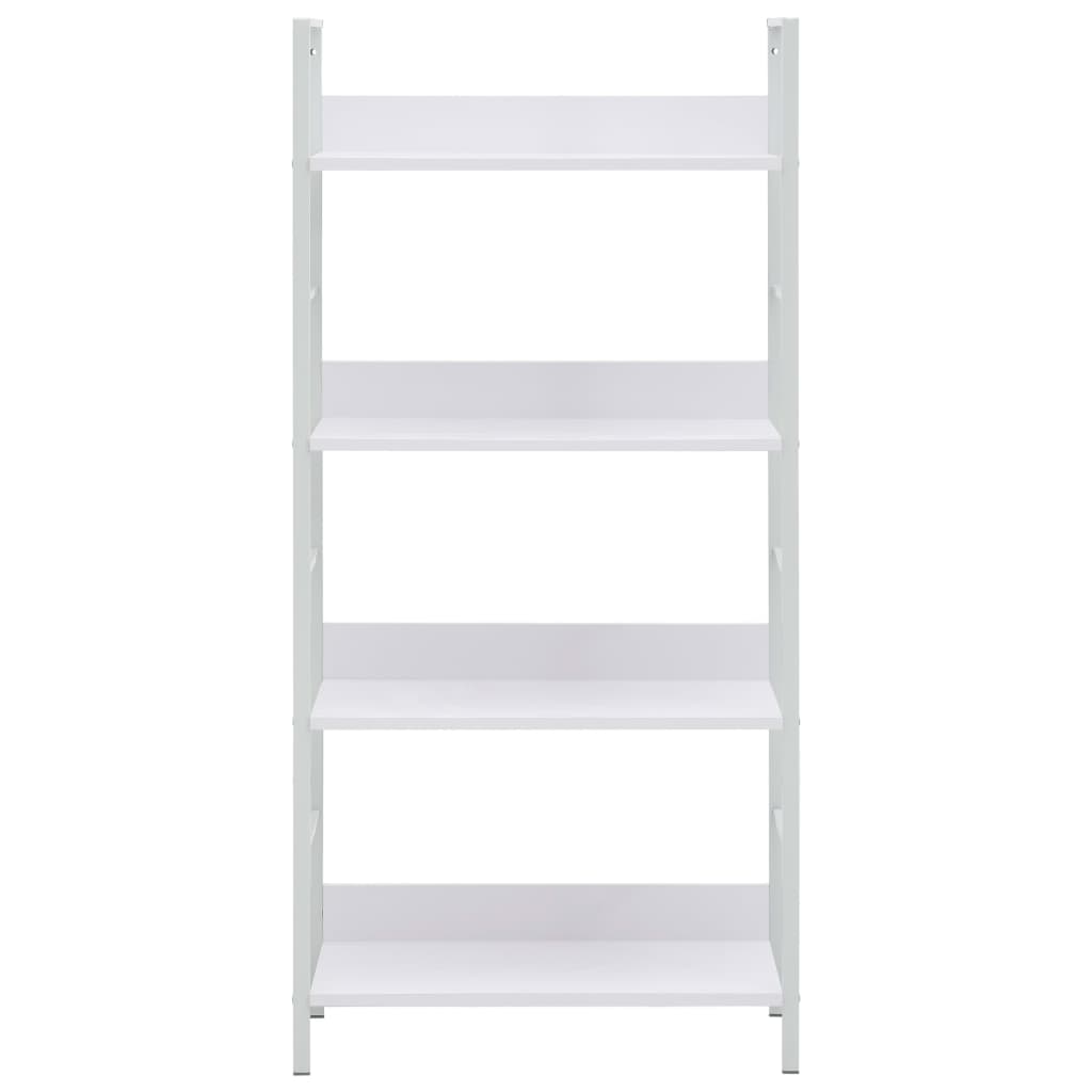 4-Layer Book Shelf White 60x27.6x124.5 cm Engineered Wood