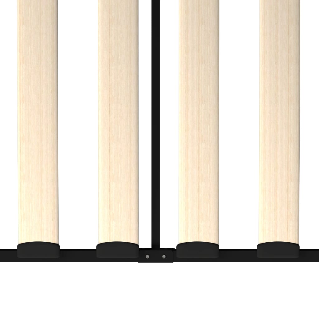 284669 vidaXL DayBed Frame without Mattress Black Metal 90x200 cm