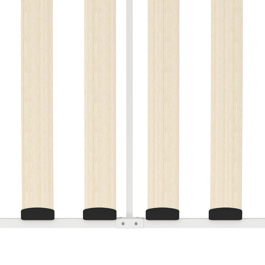 284672 vidaXL DayBed Frame without Mattress White Metal 90x200 cm