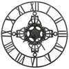 Wall Clock Silver 78 cm Metal