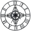 Wall Clock Silver 78 cm Metal