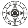 Wall Clock Silver 78 cm Metal