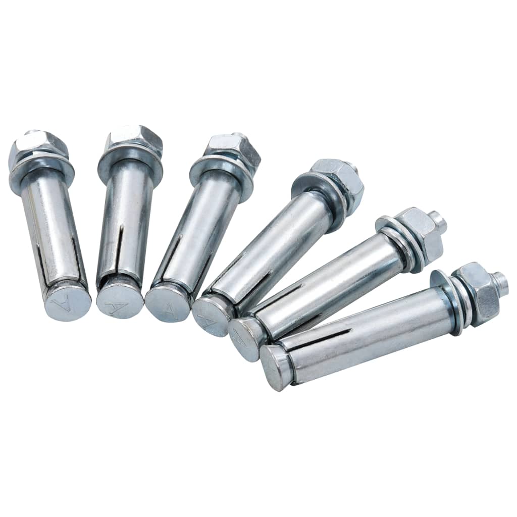 2-Tier Floating Wall Shelves 2 pcs Stainless Steel 200x30 cm