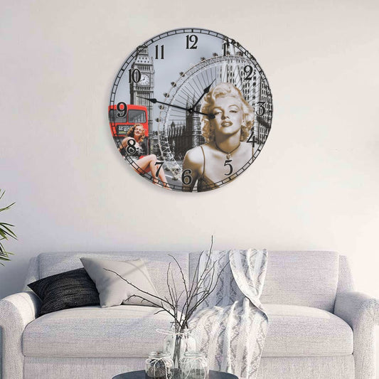 Vintage Wall Clock 60 cm