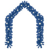 Christmas Garland with LED Lights 5 m Blue