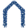 Christmas Garland with LED Lights 10 m Blue