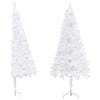 Corner Artificial Christmas Tree White 150 cm PVC