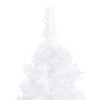 Corner Artificial Christmas Tree White 210 cm PVC