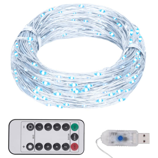 LED String with 150 LEDs Cold White 15 m