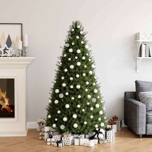 100 Piece Christmas Ball Set White