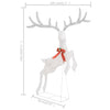 Flying Reindeer Christmas Decoration 120 LEDs White Cold White