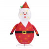 Decorative Christmas Santa Claus Figure LED Luxury Fabric 60cm