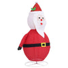 Decorative Christmas Santa Claus Figure LED Luxury Fabric 60cm