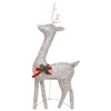 Christmas Reindeer Family 270x7x90 cm Gold Warm White Mesh