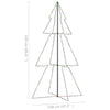 Christmas Cone Tree 300 LEDs Indoor and Outdoor 120x220 cm