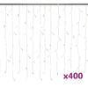 LED Curtain Icicle Lights 10m 400 LED Colourful 8 Function