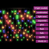 LED Curtain Icicle Lights 10m 400 LED Colourful 8 Function