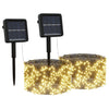 Solar Fairy Lights 2 pcs 2x200 LED Warm White Indoor Outdoor