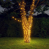 Solar Fairy Lights 2 pcs 2x200 LED Warm White Indoor Outdoor