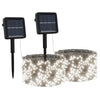 Solar Fairy Lights 2 pcs 2x200 LED Cold White Indoor Outdoor