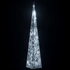 Acrylic Decorative LED Light Cone Cold White 60 cm