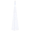 Acrylic Decorative LED Light Cone Blue 60 cm